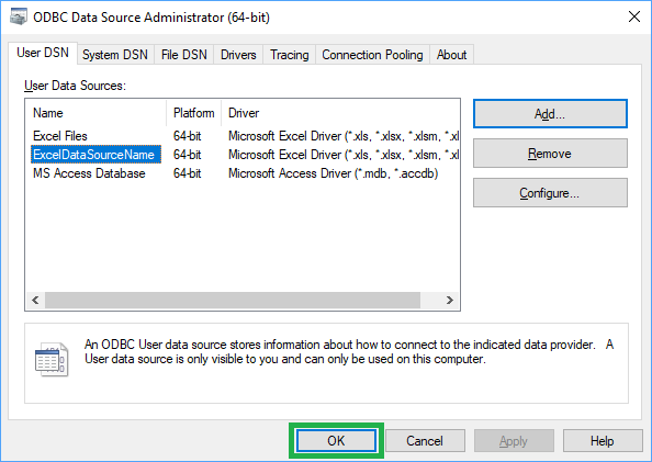 excel for mac 2011 odbc driver